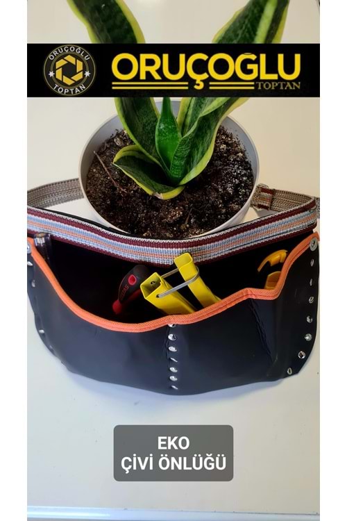 ÇİVİ ÖNLÜĞÜ HAKİKİ DERİ 3 CEPLİ