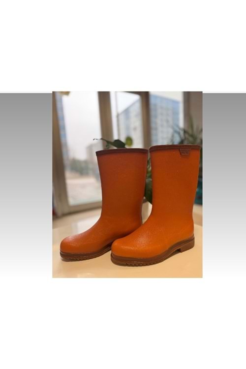 DERBY-KREP TURUNCU KAUÇUK ÇİZME -41