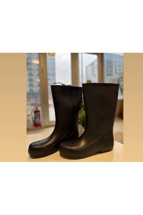 DERBY-KOBALT SİYAH KAUÇUK ÇİZME -42