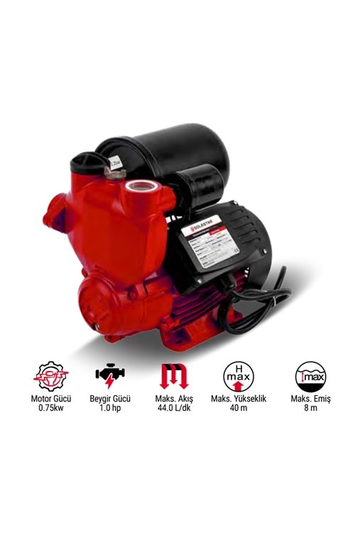 OTOMATİK HİDROFOR (1 HP 750 W)(STR1792)(SOLESTAR)