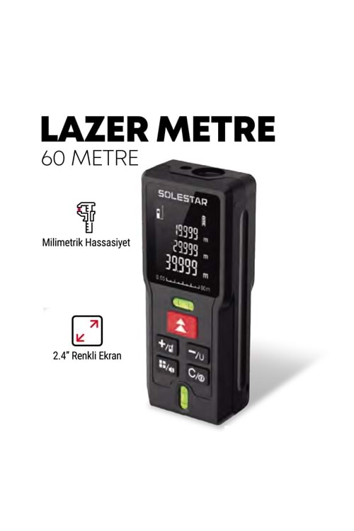 LAZER METRE (60 MT.)(STR1850)(SOLESTAR)