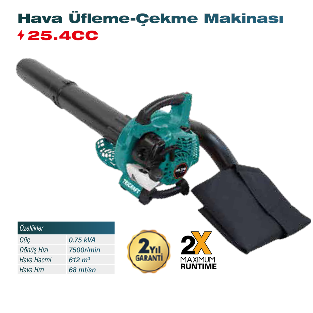 (7141)-(TRİCRAFT) HAVA ÜFLEME-ÇEKME MAKİNASI