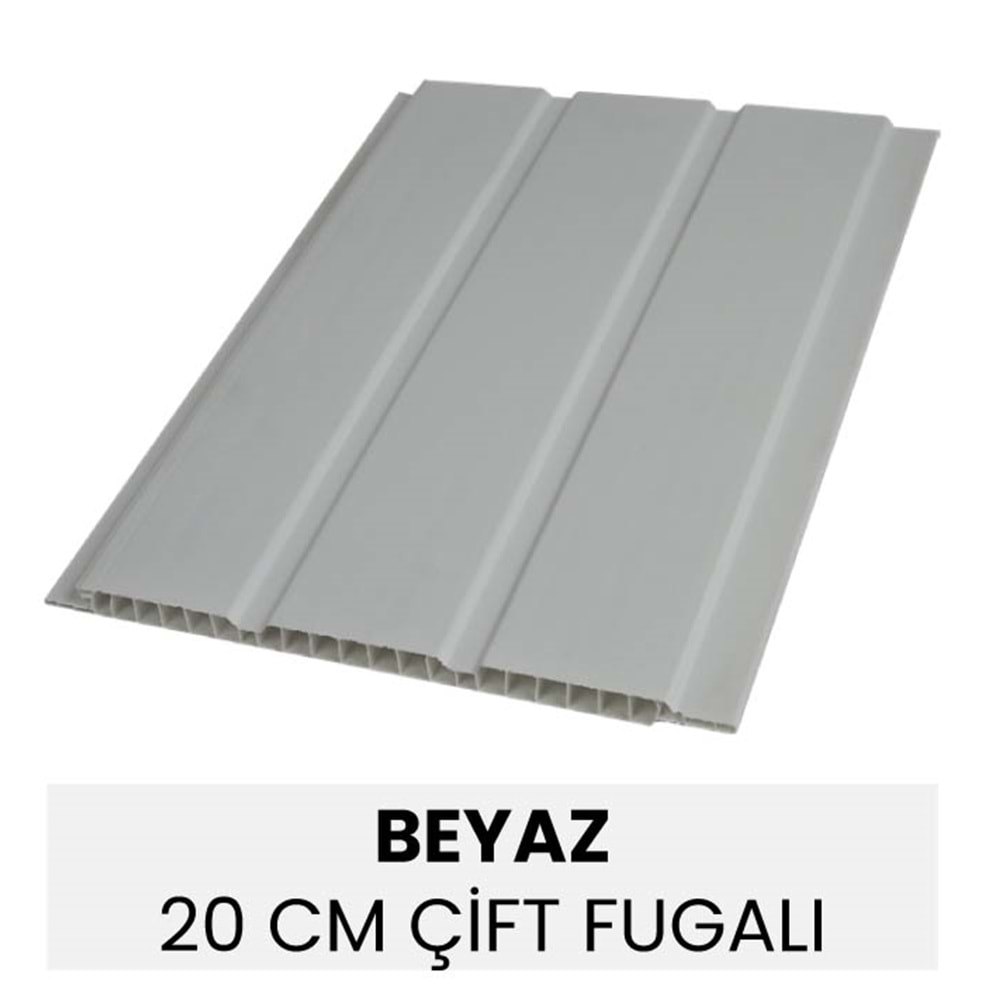 FUGALI- BEYAZ-(4.00 MT)-20 CM TAVAN LAMBİRİ