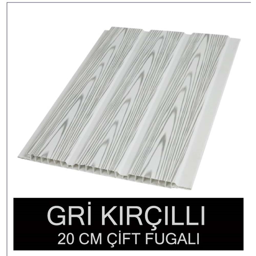 FUGALI- GRİ KIRÇILLI-(4.00 MT) -20 CM TAVAN LAMBİRİ