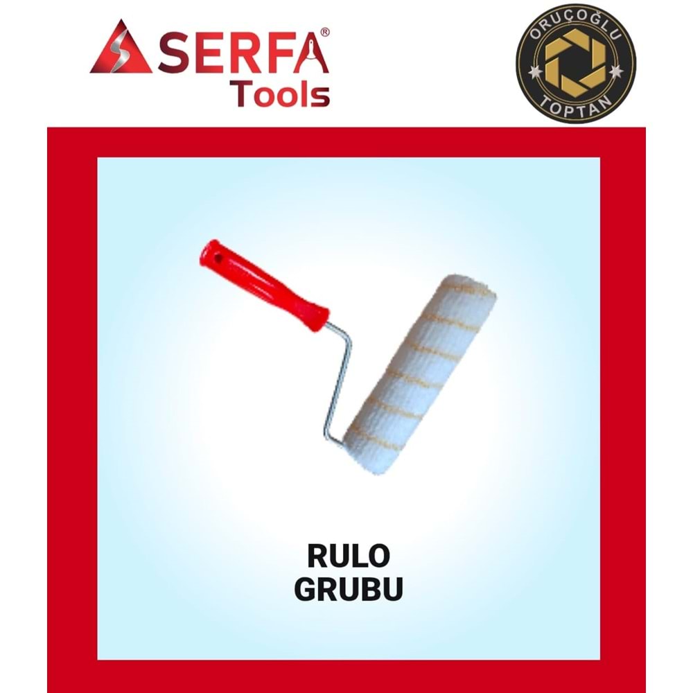RULO-(SARI) 25 CM SAPLI - PLASTİK