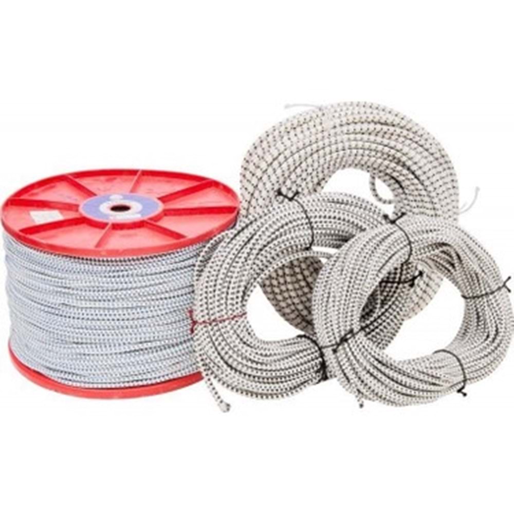 LASTİKLİ (8 MM) İPEK HALAT