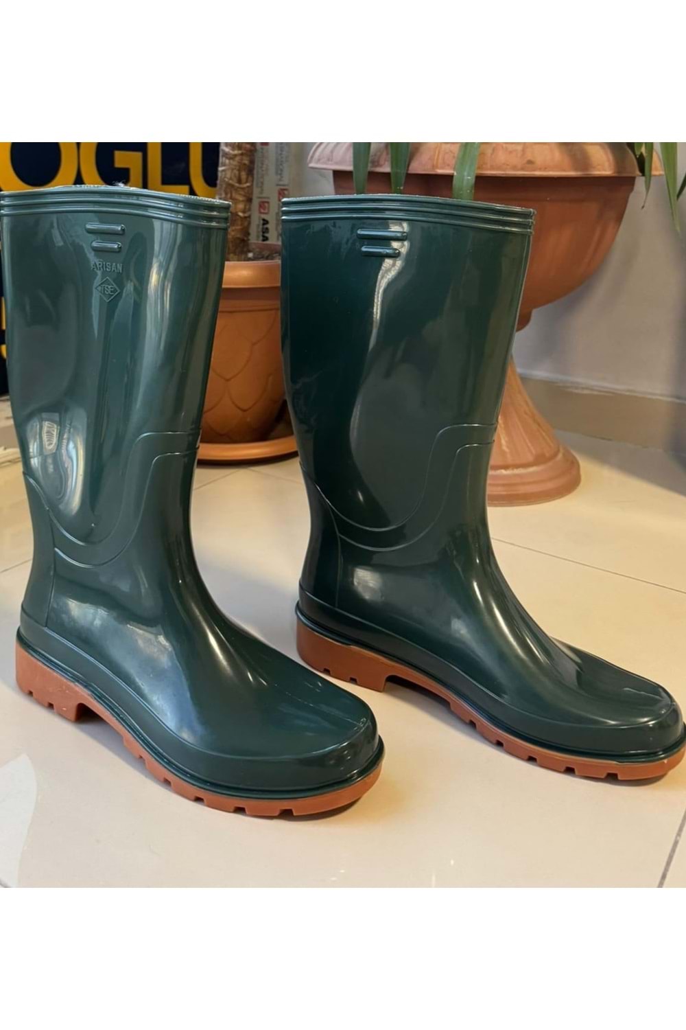 YEŞİL ÇİZME UZUN - NO : 40