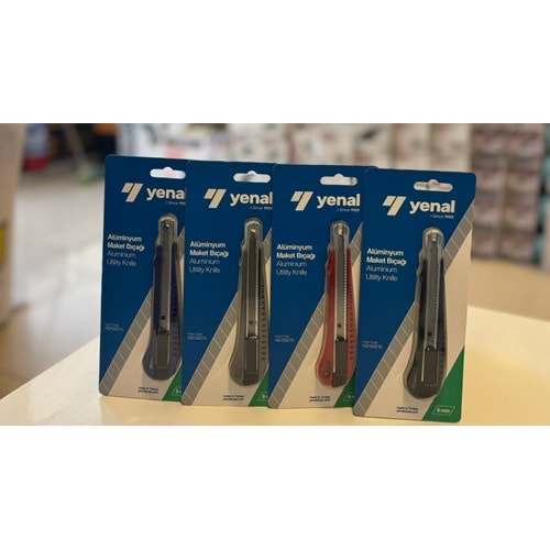 MAKET BIÇAĞI 9 MM ALÜMİNYUM -YENAL